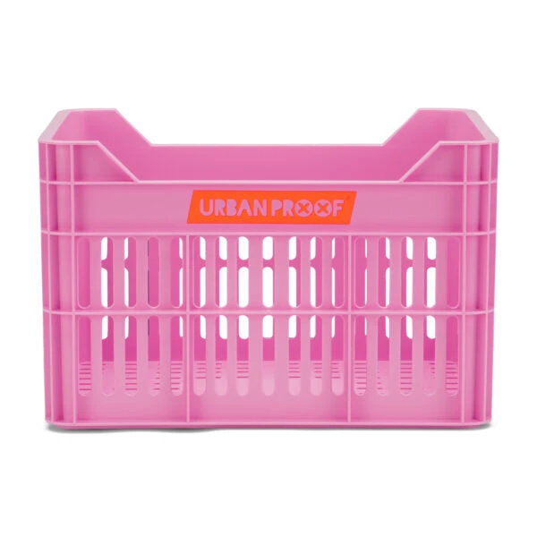 Skrzynia na przedni bagażnik rowerowy Urban Proof Junior Bright Pink
