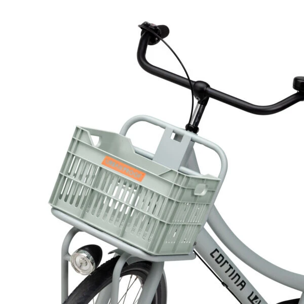 Skrzynia na przedni bagażnik rowerowy Urban Proof Junior Misty Mint