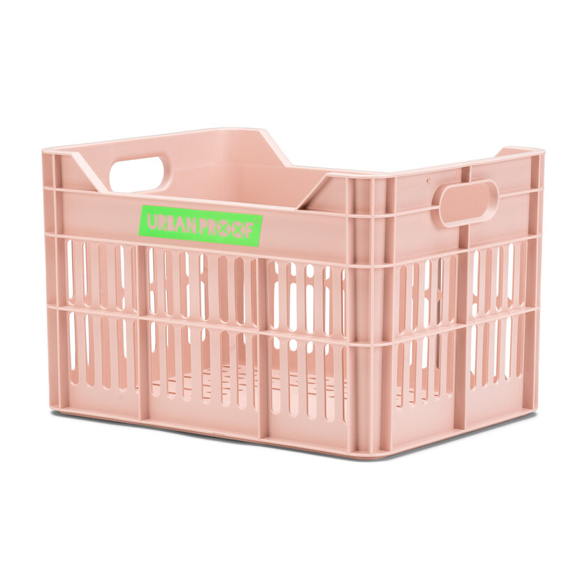 Skrzynia na przedni bagażnik rowerowy Urban Proof Junior Pastel Pink
