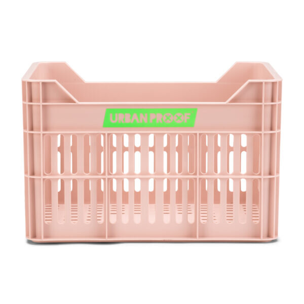 Skrzynia na przedni bagażnik rowerowy Urban Proof Junior Pastel Pink