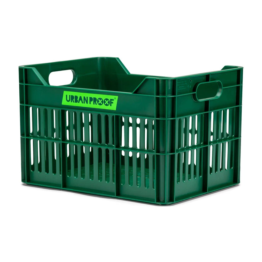 Skrzynia na przedni bagażnik rowerowy Urban Proof Junior Retro Green