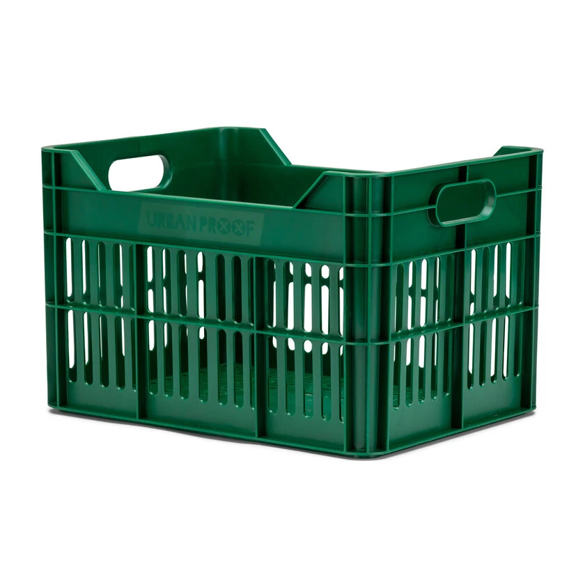 Skrzynia na przedni bagażnik rowerowy Urban Proof Junior Retro Green