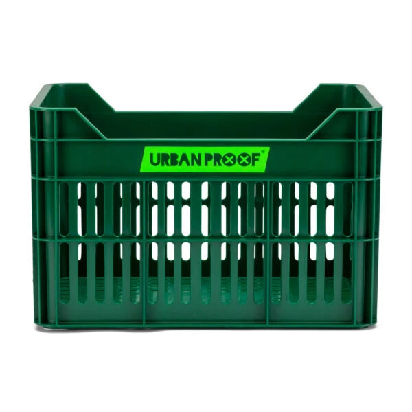 Skrzynia na przedni bagażnik rowerowy Urban Proof Junior Retro Green