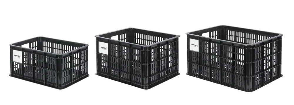 Skrzynka transportowa na bagażnik Basil Crate MIK 2.0 czarna Rozmiar: L