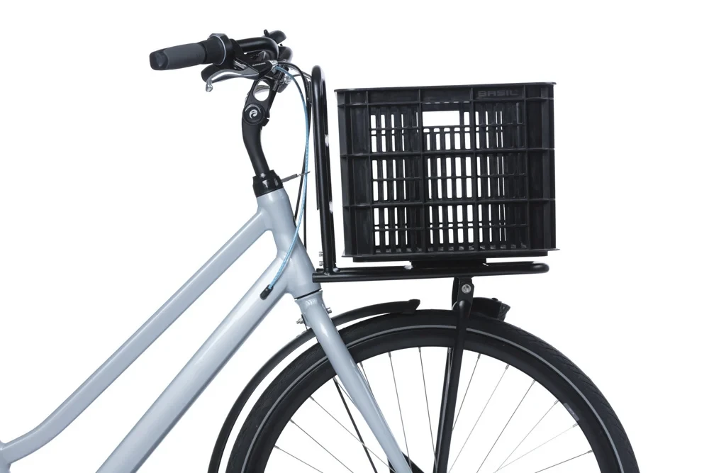 Skrzynka transportowa na bagażnik Basil Crate MIK 2.0 czarna Rozmiar: L