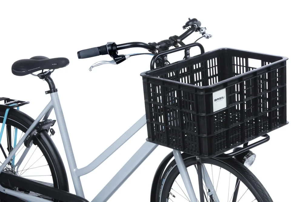 Skrzynka transportowa na bagażnik Basil Crate MIK 2.0 czarna Rozmiar: L