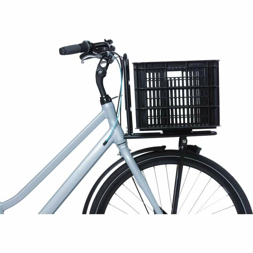 Skrzynka transportowa na bagażnik Basil Crate MIK czarna Rozmiar: L