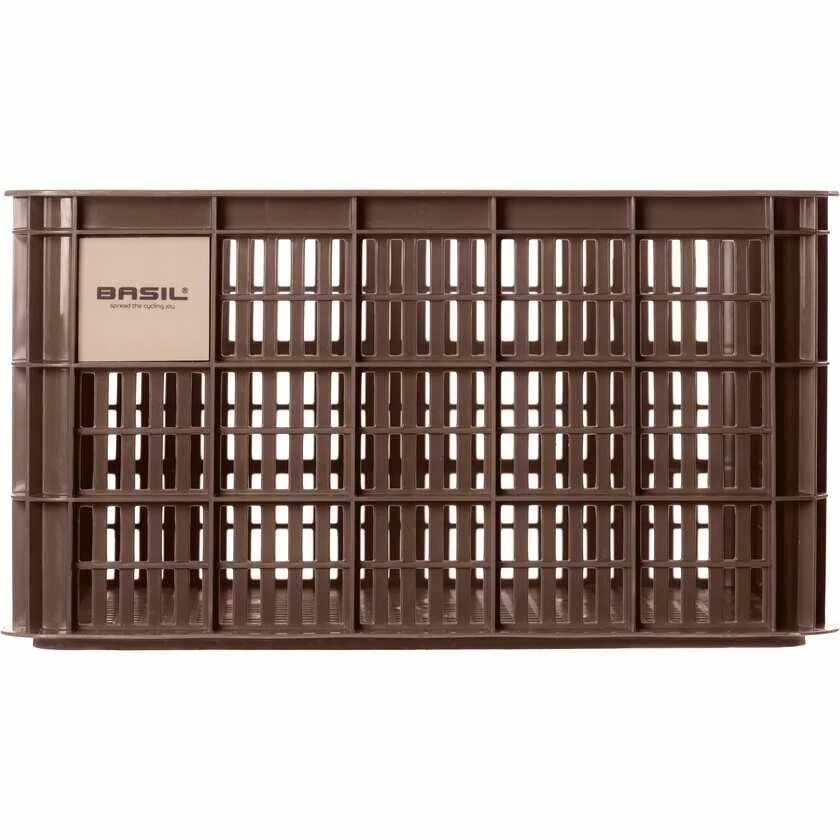 Skrzynka transportowa na przedni bagażnik Basil Crate L Chocolate brown