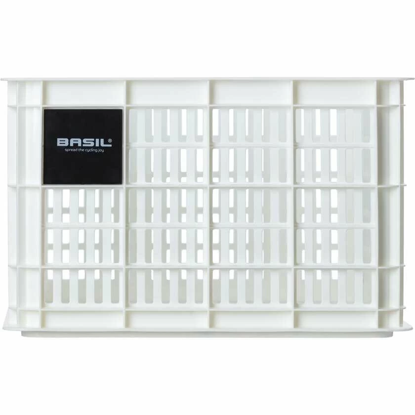 Skrzynka transportowa na przedni bagażnik Basil Crate M Bright White