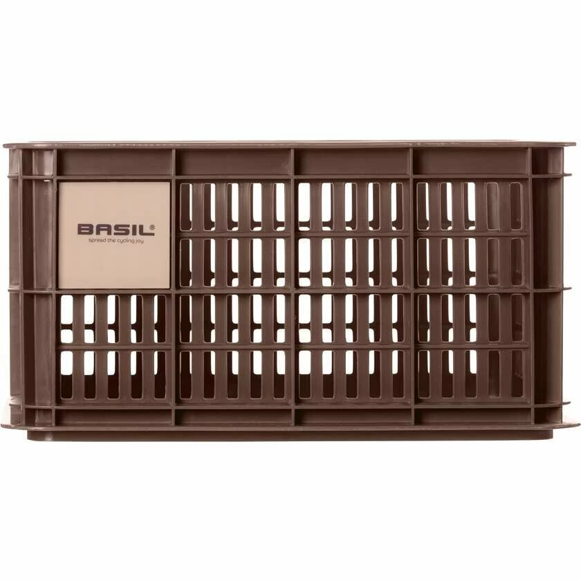 Skrzynka transportowa na przedni bagażnik Basil Crate S Recycled Brown (brązowy)