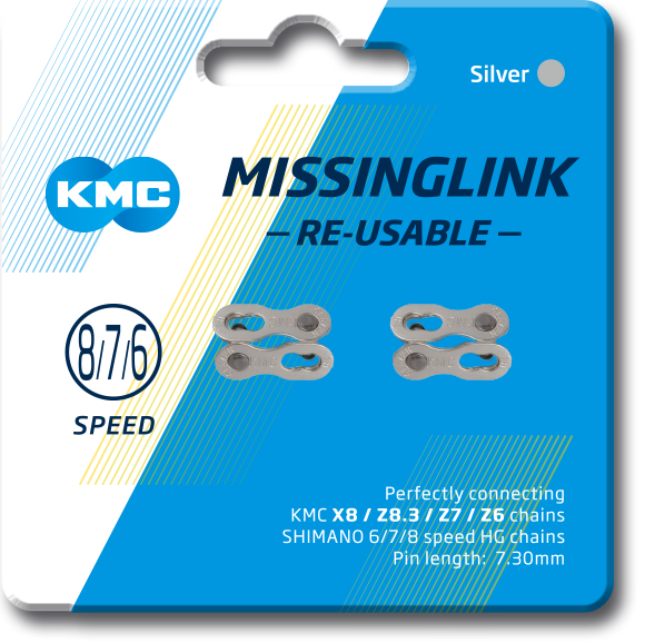 Spinka KMC MissingLink 6/7/8R EPT Silver 7.3 mm 
