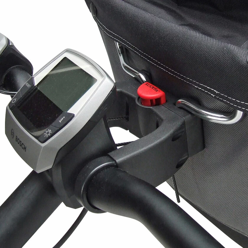 Szeroki uchwyt KlickFix do rowerów elektrycznych zamykany