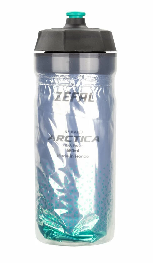 Termiczny bidon rowerowy Zefal Arctica 55 Silver/Black