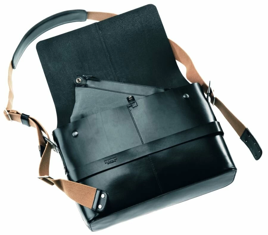 Torba Brooks Barbican Hard Leather czarny