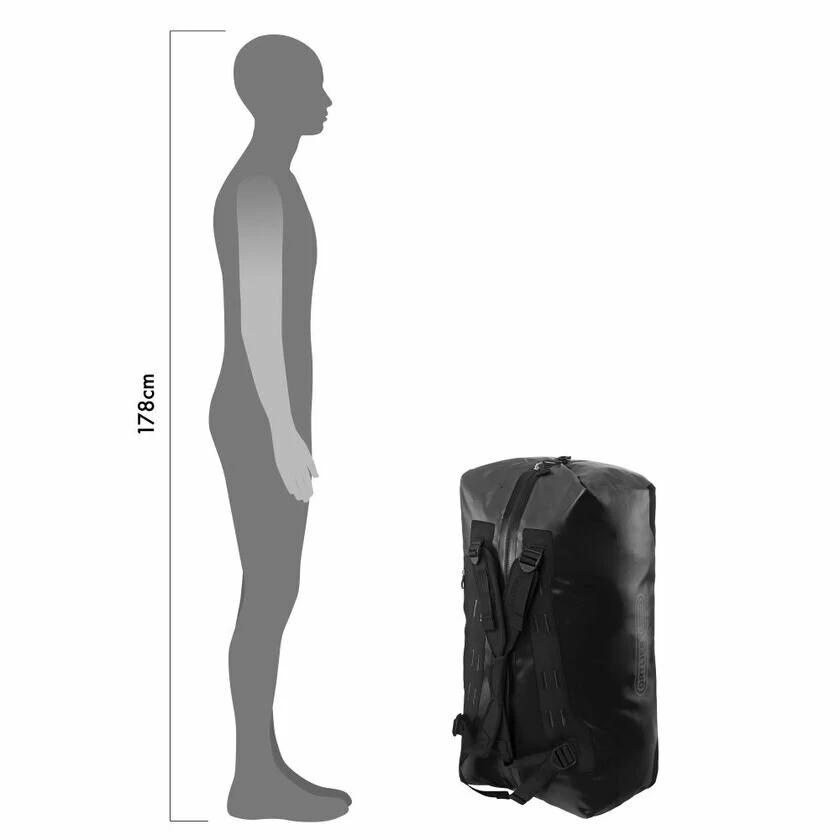 Torba ekspedycyjna Ortlieb Duffle Czarna  110 Litrów