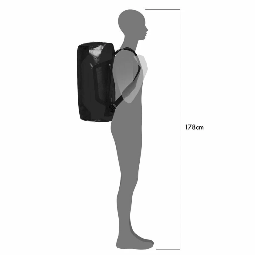Torba ekspedycyjna Ortlieb Duffle Czarna  60 Litrów