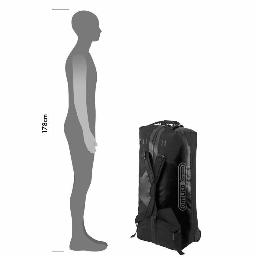Torba ekspedycyjna Ortlieb Duffle RS Czarna 110 Litrów