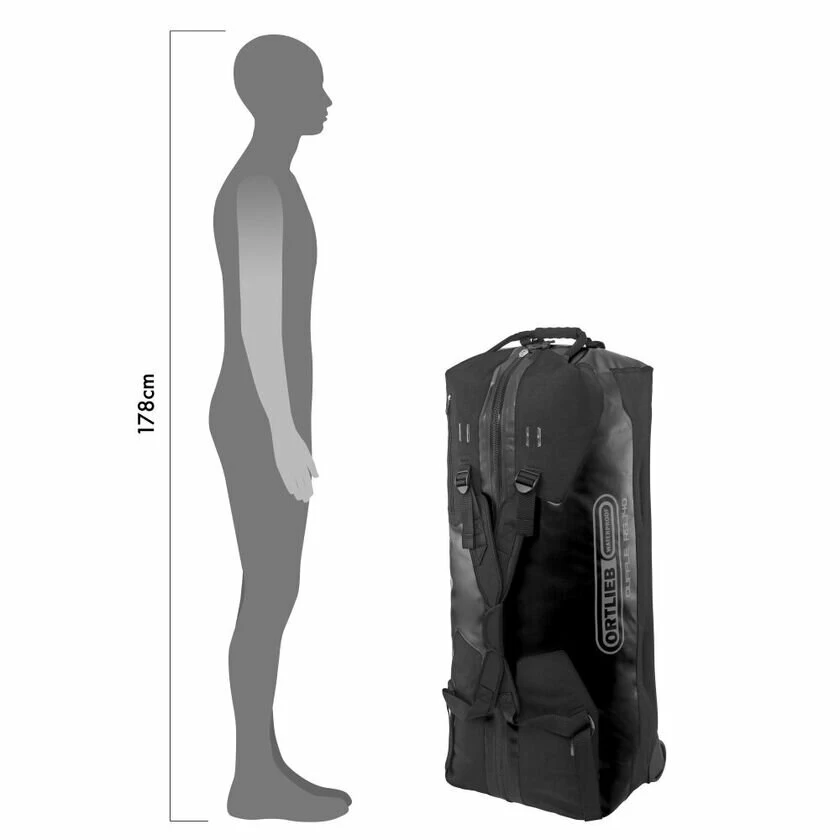 Torba ekspedycyjna Ortlieb Duffle RS Czarna 140 Litrów