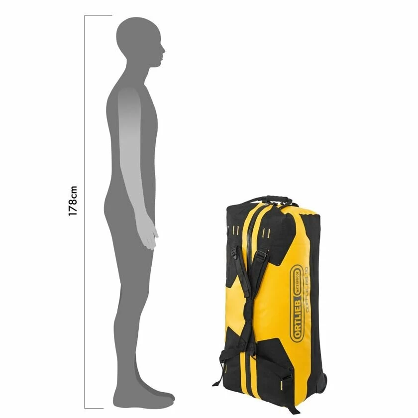 Torba ekspedycyjna Ortlieb Duffle RS Żółta 110 Litrów