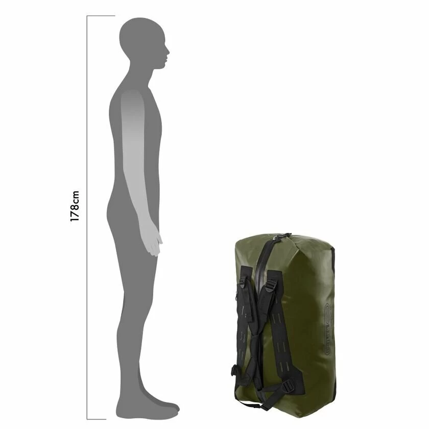 Torba ekspedycyjna Ortlieb Duffle Zielona 110 Litrów