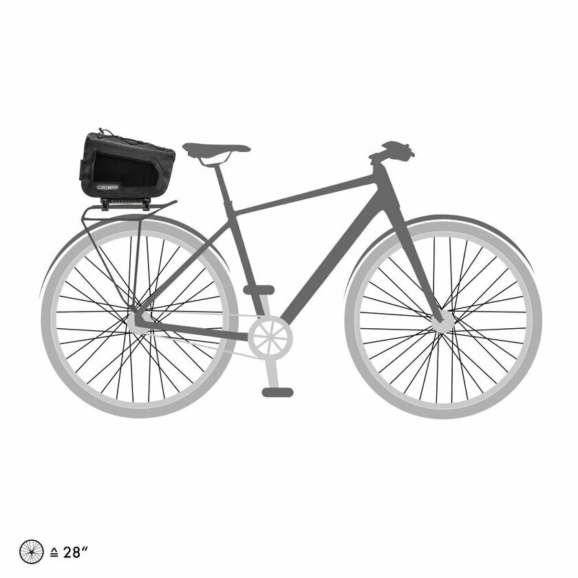 Torba na bagaznik rowerowy Ortlieb E-Trunk  Czarny (Black)