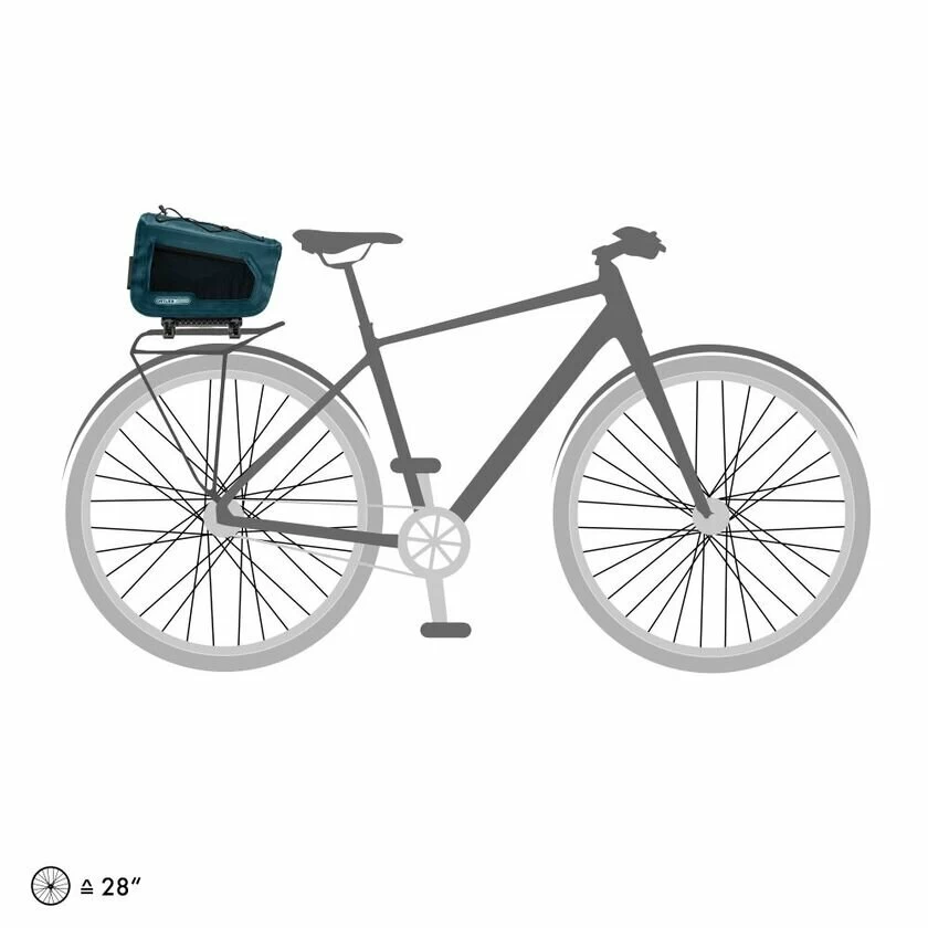 Torba na bagaznik rowerowy Ortlieb E-Trunk  Niebieski (Petrol)