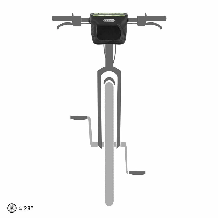 Torba na kierownicę Ortlieb E-Glow 7L bez mocowania Czarny (Black)
