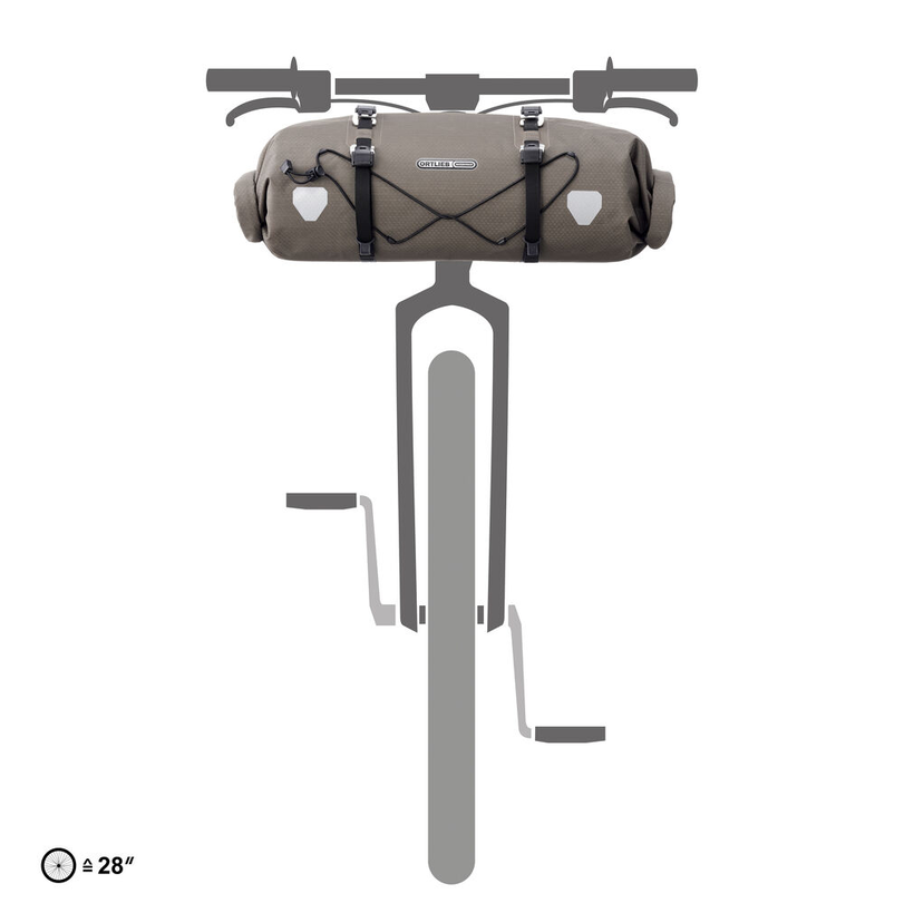 Torba na kierownicę Ortlieb Handlebar-Pack Flex 15 Szary