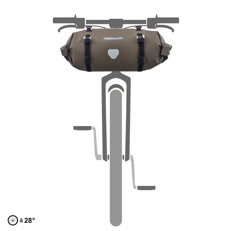 Torba na kierownicę Ortlieb Handlebar-Pack Flex 9 l Brązowy