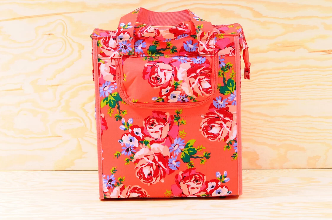 Torba rowerowa Basil Blossom Rose Shopper czerwony