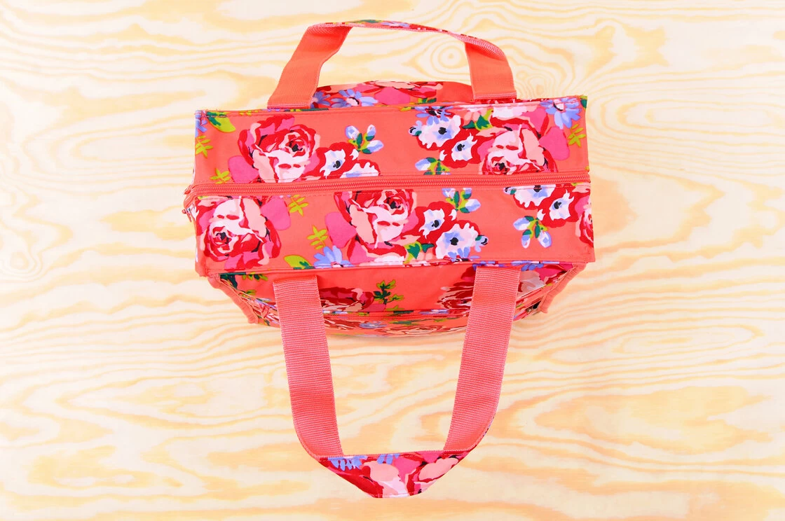 Torba rowerowa Basil Blossom Rose Shopper czerwony