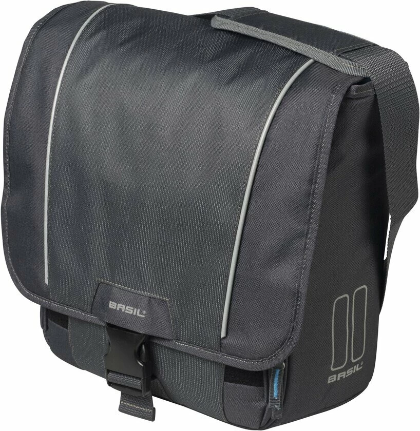 Torba rowerowa Basil Sport Design Commuter Bag Black Czarny / czerowny