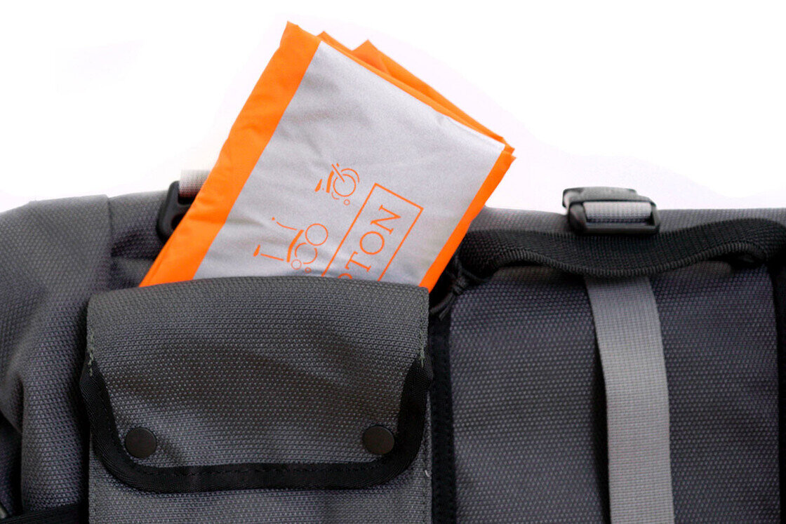 Torba rowerowa Brompton Borough L - ciemnoszara