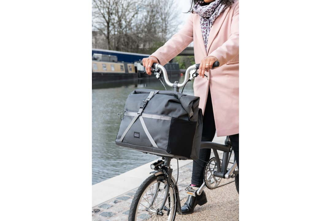 Torba rowerowa Brompton Borough L - ciemnoszara