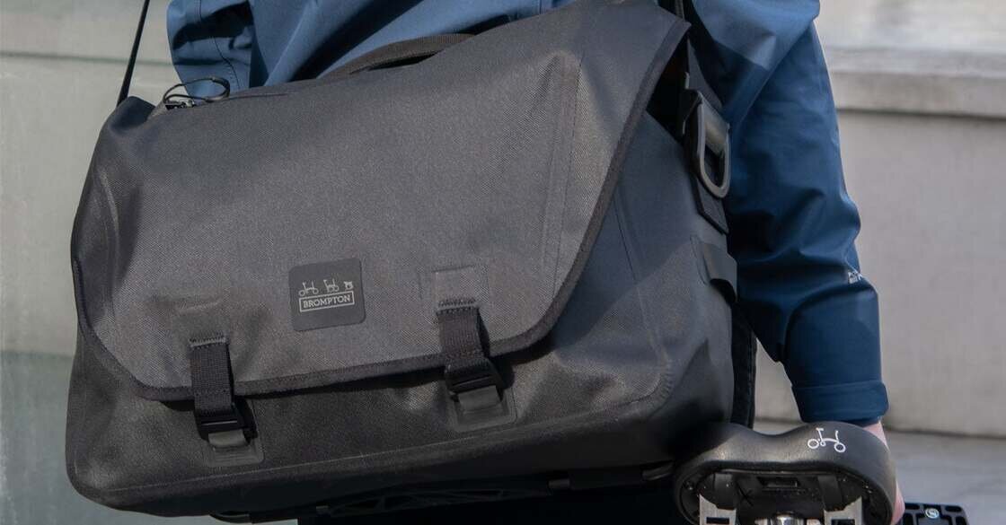 Torba rowerowa Brompton Metro Waterproof L - czarna