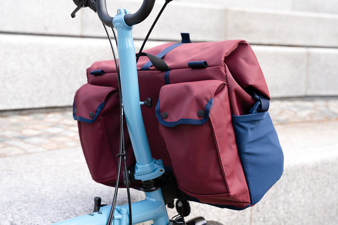 Torba rowerowa Brompton Rolltop L Plum
