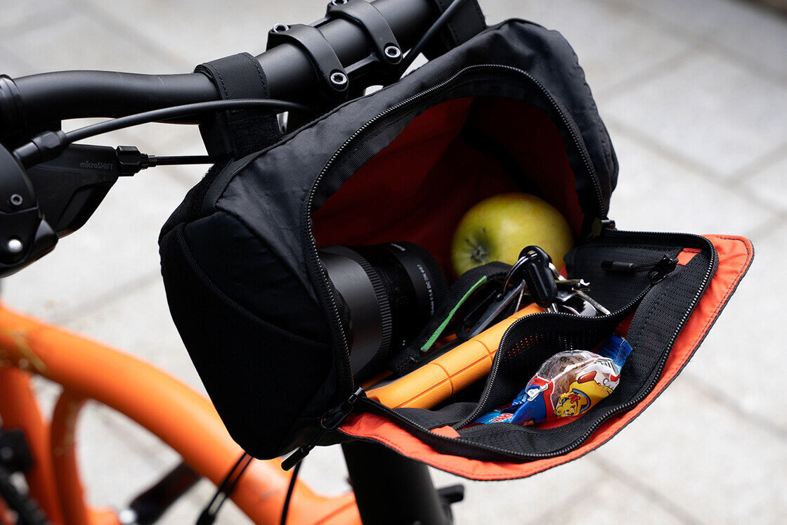 Torba rowerowa na kierownicę Brompton Antracytowa