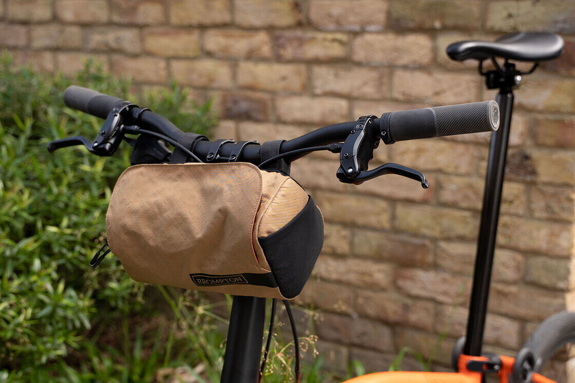 Torba rowerowa na kierownicę Brompton Brązowa