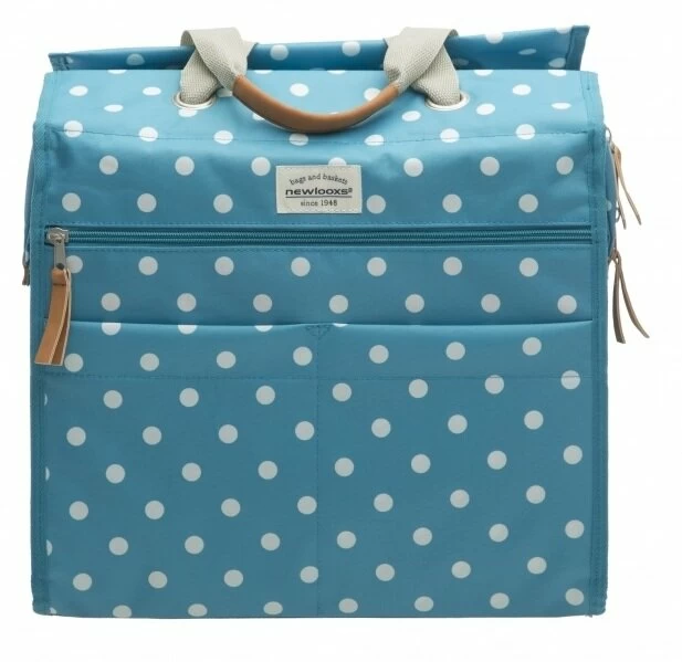 Torba rowerowa New Looxs Lilly Polka River Blue