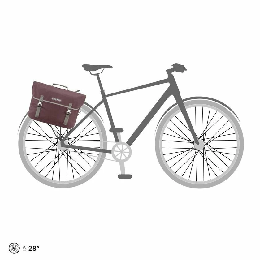 Torba rowerowa Ortlieb Commuter-Bag Two Urban Line QL2.1 Ash Rose