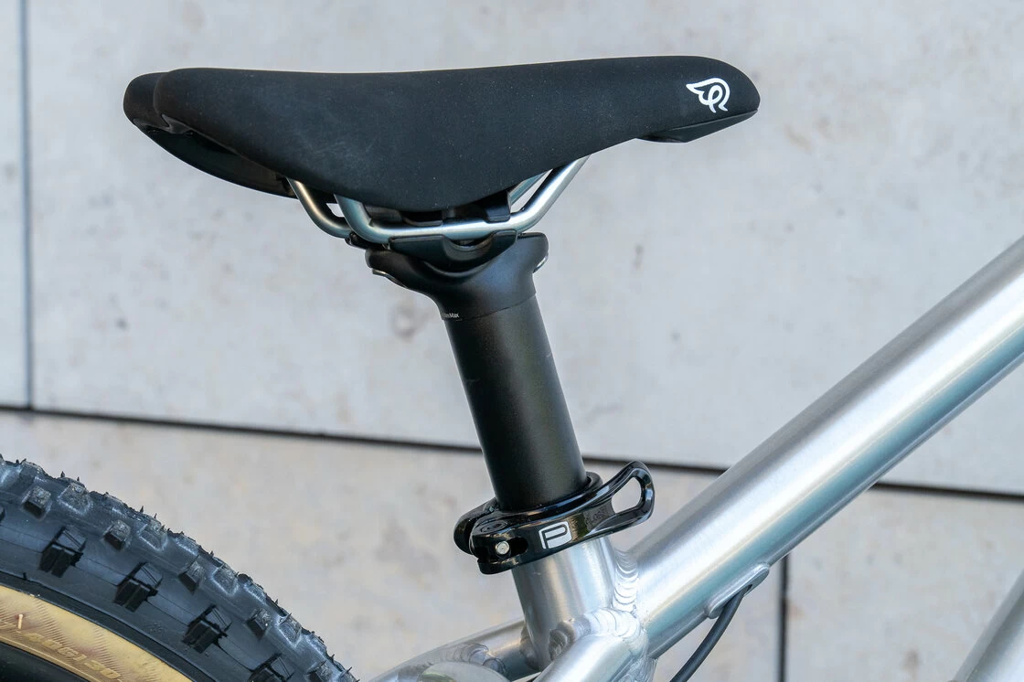 Trailowy rowerek dla dzieci Early Rider Hellion 20 srebrny