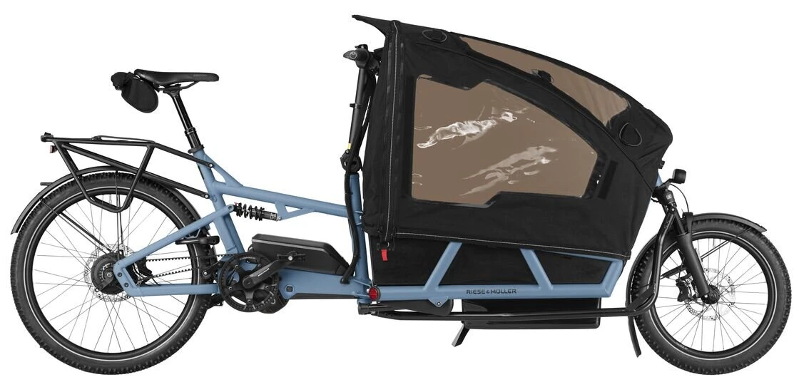 Transportowy rower elektryczny cargo Riese & Muller Load 5 60 Vario Family Kit Arctic Blue