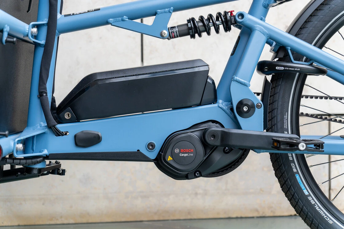 Transportowy rower elektryczny cargo Riese & Muller Load 5 75 Touring Arctic Blue
