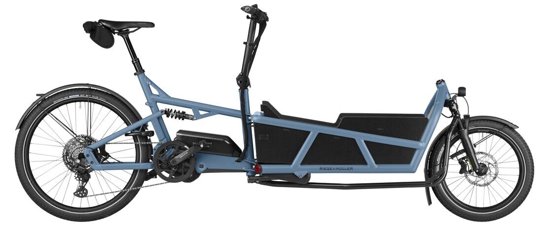 Transportowy rower elektryczny cargo Riese & Muller Load 5 75 Touring Arctic Blue