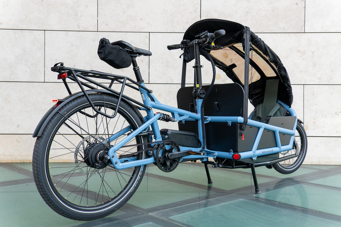Transportowy rower elektryczny cargo Riese & Muller Load 5 75 Vario Arctic Blue