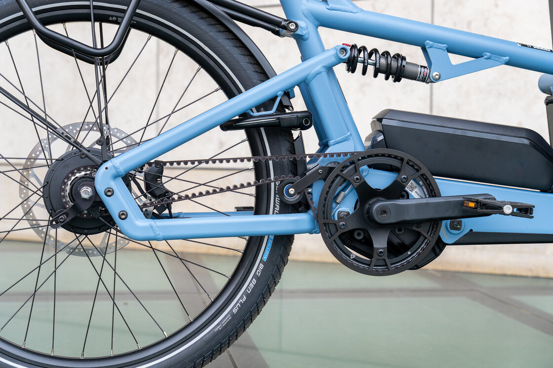 Transportowy rower elektryczny cargo Riese & Muller Load 5 75 Vario Arctic Blue
