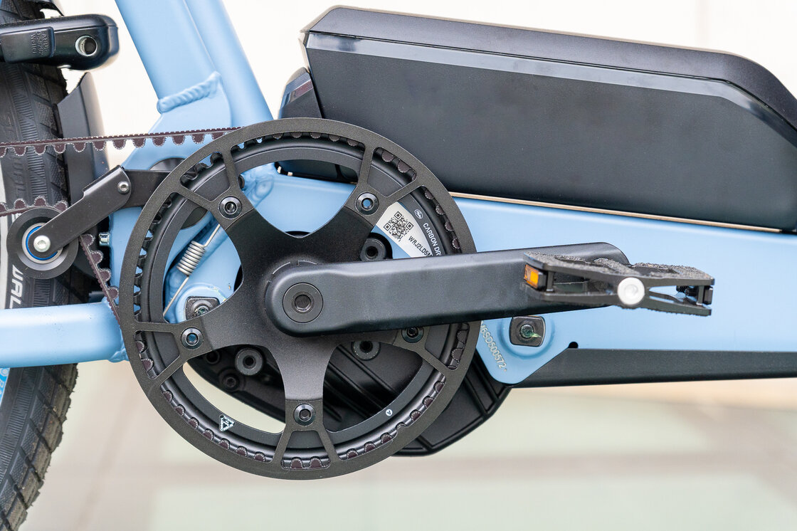 Transportowy rower elektryczny cargo Riese & Muller Load 5 75 Vario Arctic Blue