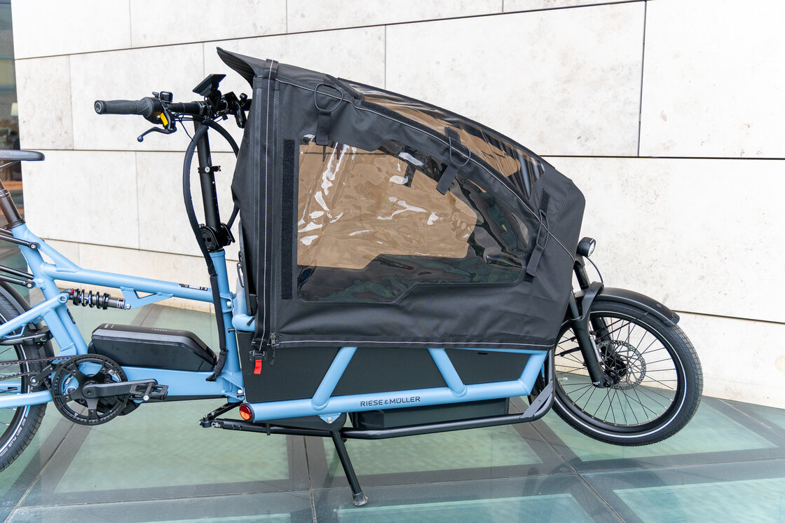 Transportowy rower elektryczny cargo Riese & Muller Load 5 75 Vario Arctic Blue