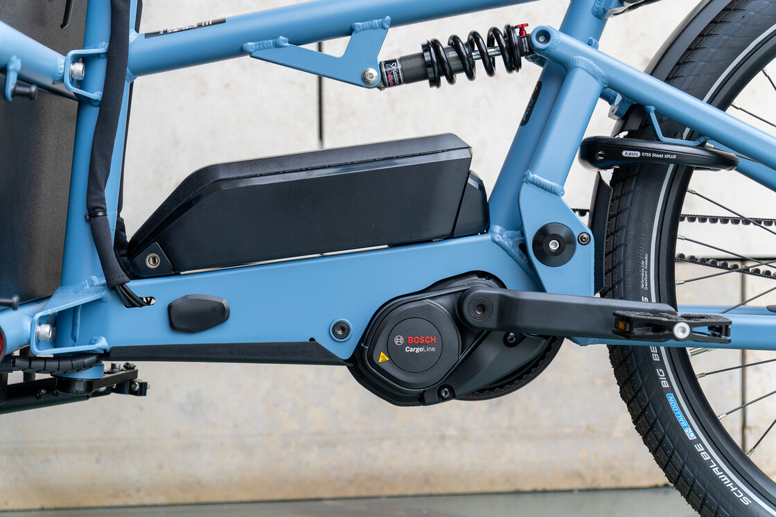 Transportowy rower elektryczny cargo Riese & Muller Load 5 75 Vario Arctic Blue