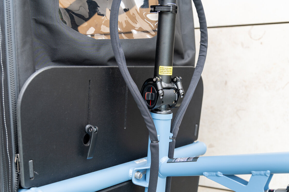 Transportowy rower elektryczny cargo Riese & Muller Load 5 75 Vario Arctic Blue